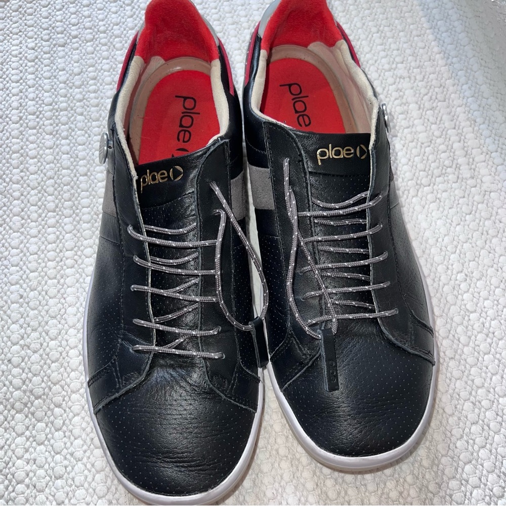 Plae Mulberry Black First Edition Full Grain Leather Mens Shoes. Size 10,5